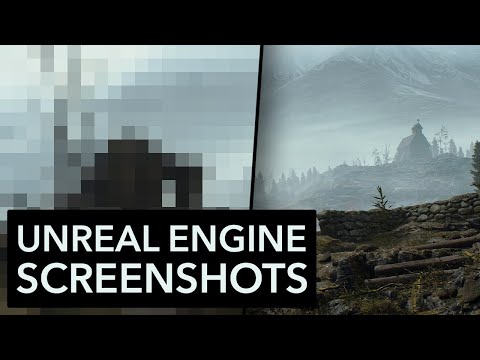 Видео: Быстрый способ сделать чёткий скриншот в Unreal Engine (Unreal high resolution screenshot)