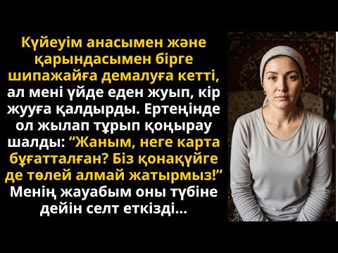 Видео: күйеуім анасымен курортқа кетті, ал картасы тосыннан бұғатталды | Жаңа әңгіме