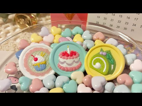 Видео: (Субтитры) Кто хочет вместе съесть десерт #Сургуч #Сургучная печать #Восковые бусины #АСМР #waxasmr