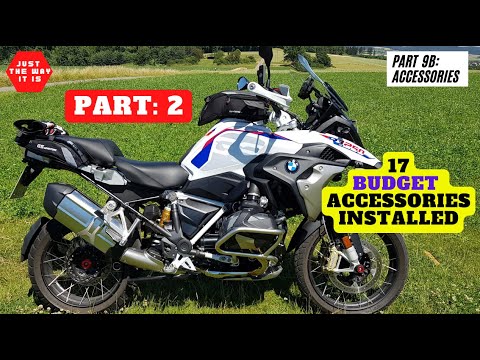 Видео: EP:9B BMW R1250GS/A Аксессуары и обновления Часть 2 из 2 ----- 17 бюджетных аксессуаров на тесте