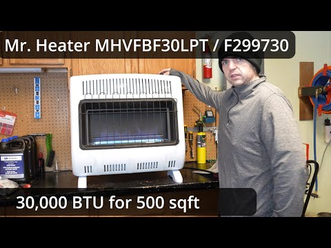 Видео: Mr. Heater - MHVFBF30LPT/F299730 30 000 БТЕ Настройка и обзор