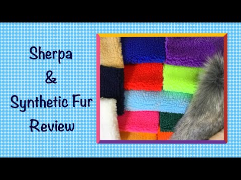 Видео: Обзор ткани Sherpa и искусственного меха || Советы и подсказки, чтобы заставить их работать на вас
