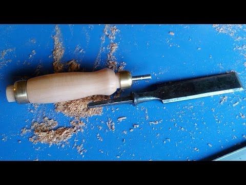 Видео: Как сделать ручку для стамески. Часть 1/2. How to make a chisel handle.