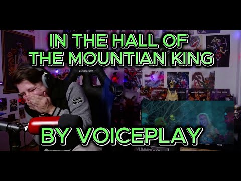 Видео: НЕТ СЛОВ!!!!! Слепая реакция на VoicePlay при участии Элизабет Гароццо - In The Hall Of The Mount...