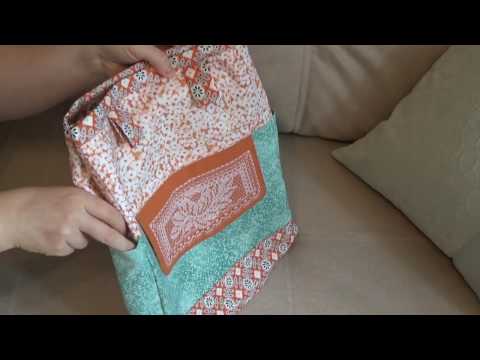 Видео: Кружевные фантазии - сумка для рукоделия