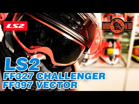 Видео: Обзоры на популярные модели мотошлемов LS2: FF327 CHALLENGER  и FF397 VECTOR!