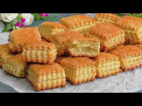 Видео: Самое вкусное и самое быстрое печенье! Готовьте хоть каждый день!