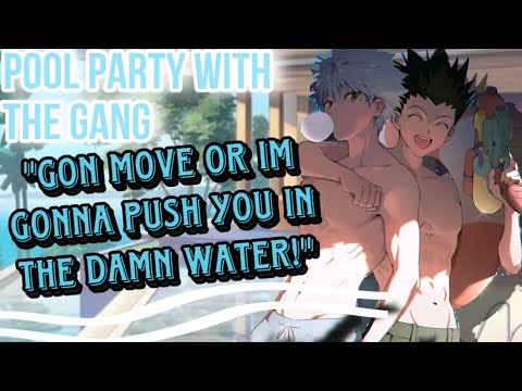 Видео: Вечеринка у бассейна с бандой || Киллуа x Банда || ЗАПРОШЕНО