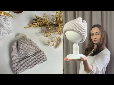 Видео: МОДНАЯ шапка за вечер! Пошаговый мастер-класс для начинающих