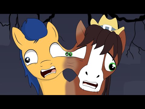 Видео: Слияние супер жеребца - комикс my little pony