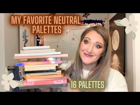 Видео: Мои любимые нейтральные палитры из моей коллекции