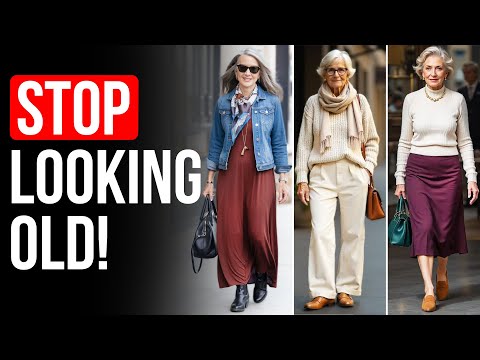 Видео: ПЕРЕСТАНЬТЕ совершать эти модные ошибки, которые прибавляют тебе 10 лет! (Женская мода 50+)