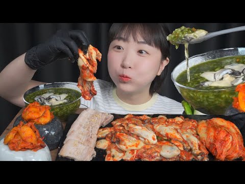 Видео: Сегодня у нас кимчи с устрицами, суюк и каша из устриц с маэсэни.