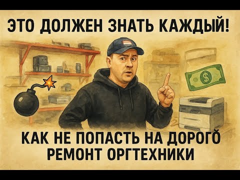 Видео: 💣 Это должен знать КАЖДЫЙ! Как не попасть на дорогой ремонт оргтехники 💸