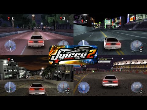 Видео: Juiced 2: Hot Import Nights (PSP) - Все Гоночные Трассы
