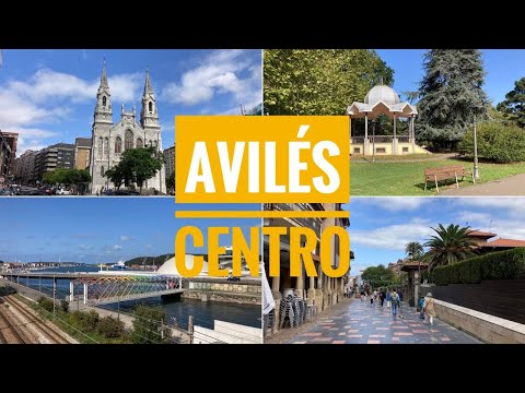 Видео: # 331 Aviles. Centro. Авилес - Третий Город Астурии. Район Центр. Asturias. Север Испании