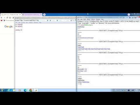 Видео: Python. Кіріспе. input print. Sabaq 1