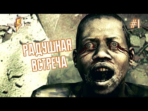 Видео: РАДУШНАЯ ВСТРЕЧА - Resident Evil 5 #1