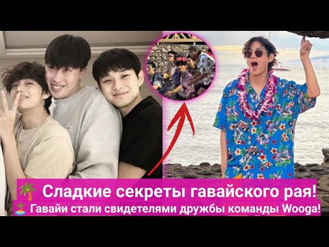 Видео: 🌺 Больше, чем просто отпуск! История дружбы Ви из BTS и Wooga Squad в райском гавайском уголке.