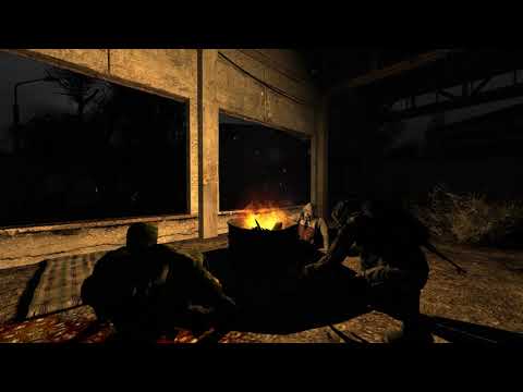 Видео: S.T.A.L.K.E.R. - Разговоры Сталкеров у Костра - Бар, Территория Долга 002 #stalker #сталкер