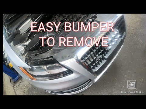 Видео: СНЯТИЕ ПЕРЕДНЕГО БАМПЕРА НА AUDI Q5 2008-2017 ГОДОВ