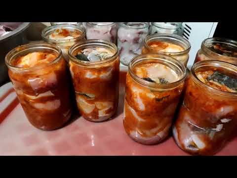 Видео: Консервы из толстолобика дома в автоклаве