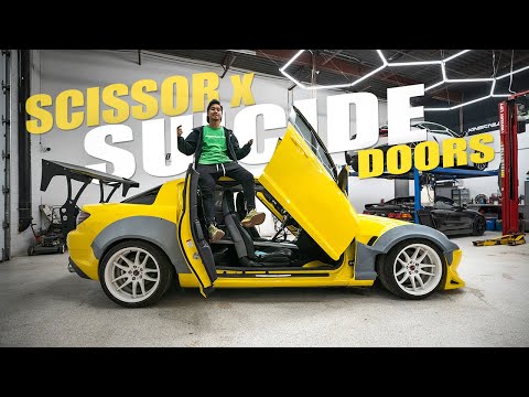 Видео: НАСКОЛЬКО СЛОЖНО УСТАНОВИТЬ ДВЕРИ-НОЖНИЦЫ НА АВТОМОБИЛЬ?