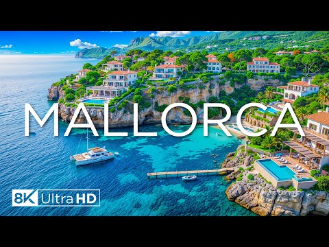 Видео: Майорка, Испания 8K — Откройте для себя красоту Балеарских островов Испании с солнечными пейзажами