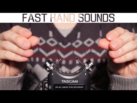 Видео: АСМР Быстрые Звуки Рук / ASMR Fast Hand Sounds (No Talking)