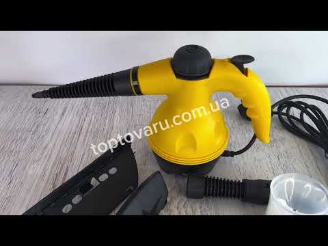 Видео: Ручний вертикальний відпарювач - пароочисник Steam cleaner DF-A001