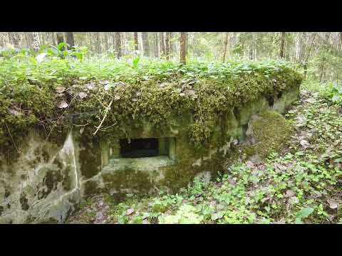 Видео: Финский ДОТ на 2 пулемёта, 1943-1944 гг. постройки