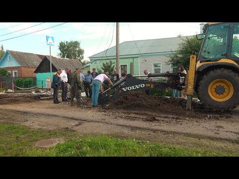 Видео: Ликвидация аварии на канализационной сети в Зарайске завершилась.