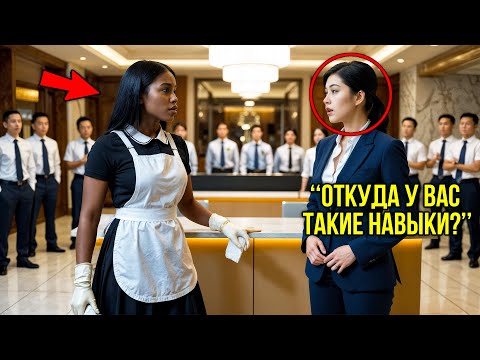 Видео: Чёрная Горничная Убирала Столы Пока Внезапно Не Заговорила По-Китайски С Миллиардершей Ошеломив Всех