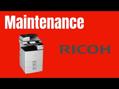 Видео: Техническое обслуживание Копир RICOH MPC2011 MPC2003 MPC2503