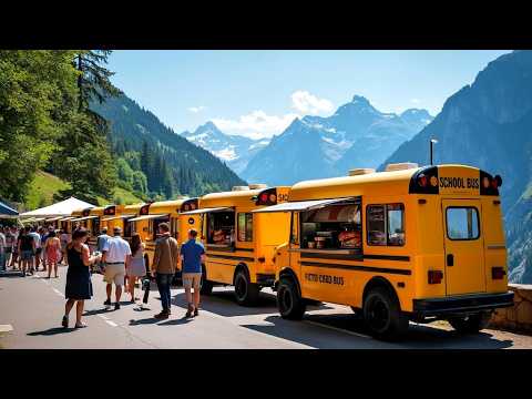 Видео: Я Провел Лучший День В Италии! 🍔🍺 Еда И Прогулка По Левико-Терме | 4K HDR 60fps