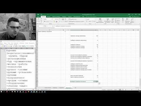 Видео: Яндекс.Директ группировка ключевых слов в Excel