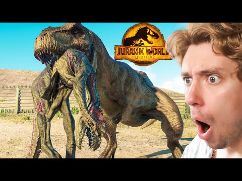 Видео: Ти-Рекс против всех гибридных динозавров в Jurassic World Evolution 2