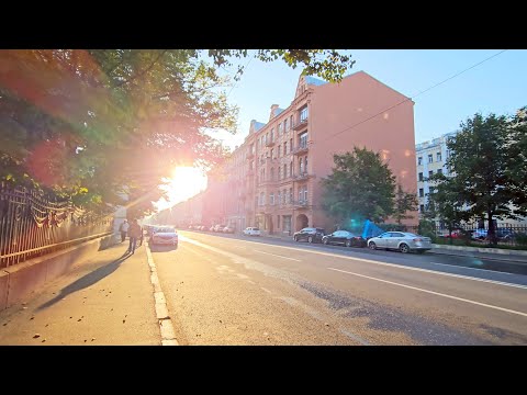 Видео: 【4K Прогулка по Питеру】🌅Рассвет на Балтийской・🍃Рижский и Лифляндская・Walk・Russia・Алексей Михайлов