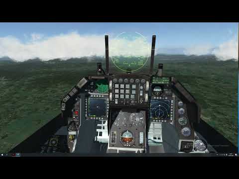 Видео: Falcon BMS 4.36 U1. AGM-65  "G" . Работа в режиме Force Correlation Track (AREA)