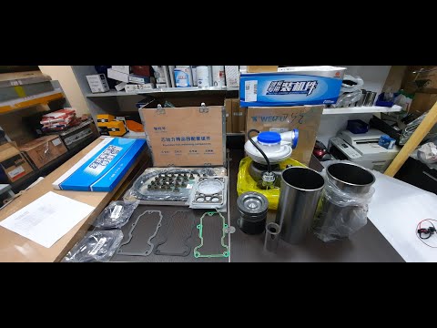 Видео: Поршневая группа Weichai WP13. Запчасти на двигатель Вэйчай ВП13.