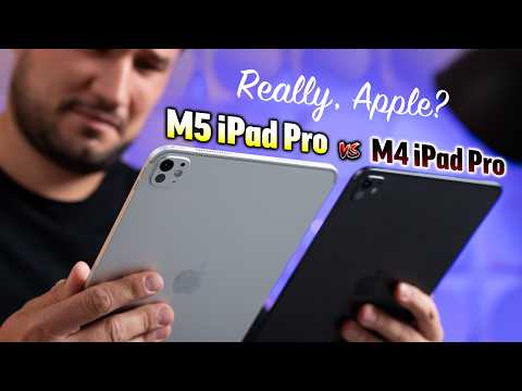 Видео: Сравнение iPad Pro M4 и M5 — как Apple это сделала? 🤯