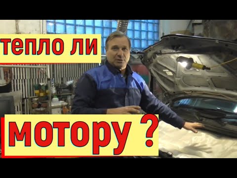 Видео: ✅Утеплитель для двигателя. А тепло ли мотору.