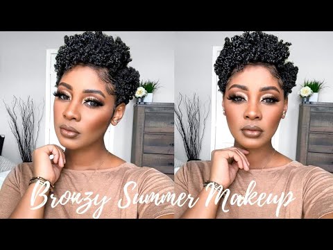Видео: Урок по летнему макияжу в бронзовых и золотых тонах