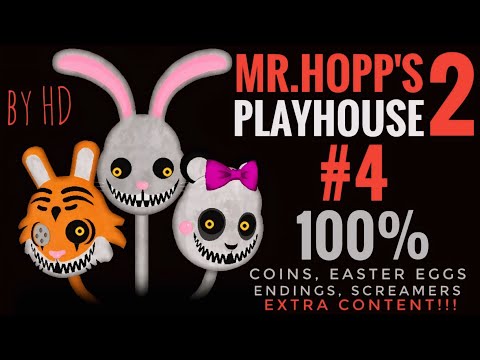 Видео: ФИНАЛ + ВСЕ КОНЦОВКИ И ЭКСТРА КОНТЕНТ | MR.HOPP'S PLAYHOUSE 2 #4
