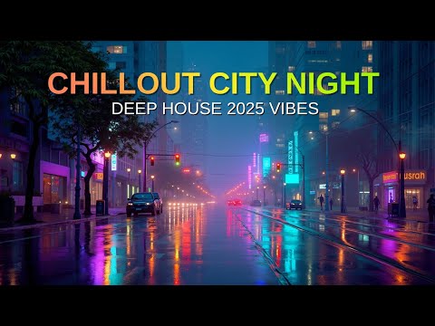 Видео: Deep House 2025 Vibes | Городской фокус Глубокий чилл микс и Ночной городской пейзаж