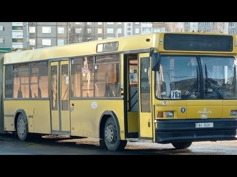 Видео: Информатор автобусного маршрута №76э г.Минска (голос Эдуард Данченко)