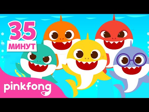 Видео: 🦈Акулёнок и другие песенки | +сборник семья акул | туруру туру | Пинкфонг! песни для детей