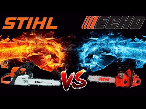 Видео: Бензопила Stihl или Echo?