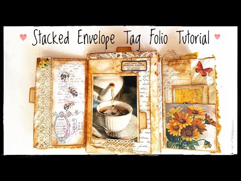 Видео: Фолио с бирками для конвертов Stacked Envelope — Учебное пособие