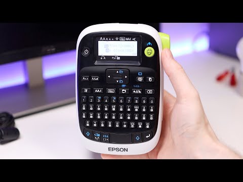Видео: EPSON LW-400. Принтер для маркировки